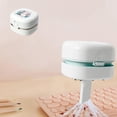 thumbnail image 1 of PRETXORVE Desk Vacuum, Mini Desktop Vacuum with USB Charging Crumb Vacuum Saving, Portable Desktop Sweeper Handheld Cleaning for Keyboard, 1 of 9