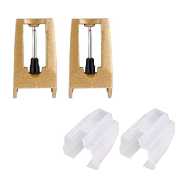 Bunblic Replacement Needle Turntable Cartridge Needle Sound Clearer Record Player Needle for Turntable Phonograph Accessories 2Pcs