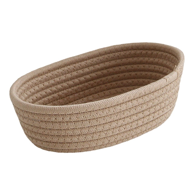 Home Textile Storage Compact Woven for Organizing Tiny Items Ideal Decorative Hampers for Home Bedroom