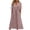 Z01-Pink dress for women, variant on Summer Dresses for Women Midi Length, Womens Summer Floral Print Long Dress with Pockets Button Short Sleeve Dresses
