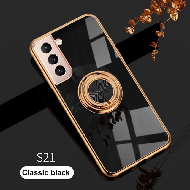 EGNMCR Phone Case For Galaxy S21 5G Anti-drop Reinforced Corners TPU Case 6.2 Inch Protective Ca-se