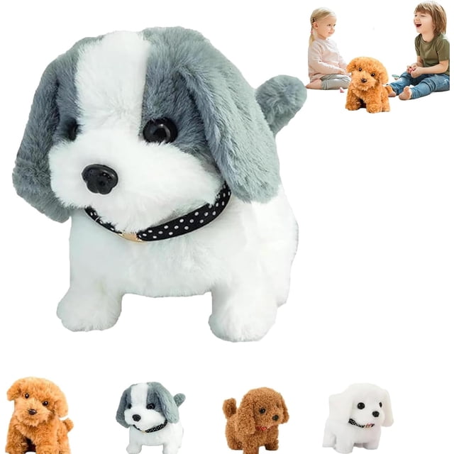Generic 2025 New Realistic Robot Puppy, AI Robotic Dog, Walking, Barking, Tail Wagging (Dog D)