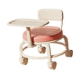 thumbnail image 2 of Baby Dining Chair with Dining Tray Multifunctional Household Childrens Chair Pink, 2 of 5