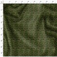 thumbnail image 4 of Soimoi Green Japan Crepe Satin Fabric Leopard Animal Skin Print Fabric by the Yard 44 Inch Wide, 4 of 6