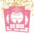thumbnail image 2 of Darling Souvenir Pink Birthday Invitation Card Printable Fill or Write In Blank Invites Party Supplies Pack Of 28 5 x 7 Inches, 2 of 5