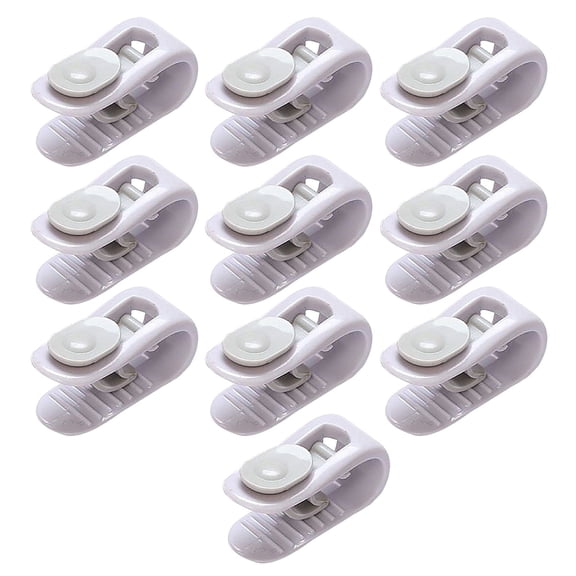 Household Storage 10 Pack No Pin Bed Sheet Fasteners Upgraded Thumb Grip Design for Securing Blankets Comforters Reusable