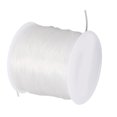 thumbnail image 1 of Fugacal Clear Stretch Cord 1.2mm,Spandex Elastic Cord,1.2mm Crystal Line String DIY Handcraft Transparent Elastic Round Clear Elastic String With 2 Beads Needle For Sewing, 1 of 8