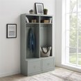 thumbnail image 2 of Crosley KF31007GY Ensemble d'Entrée Harper avec 2 Arbres de Hall, Gris - 2 Pcs, 2 of 14