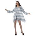 thumbnail image 3 of Moomaya Tuniques à Manches Longues pour Femmes Robes Imprimées à Manches Longues Filles, 3 of 4