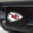 thumbnail image 2 of Fan 22574 Tapis Noir NFL Couverture avec Logo Rouge & Blanc Kansas City Chiefs pour Récepteurs de 2 Pouces, 2 of 4