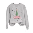 thumbnail image 4 of EGNMCR Chandails en Molleton à Capuche pour Femmes, Chandails en Molleton pour Femmes, Chandail à Capuchon Décontracté à Manches Longues de Noël Mode Décontractée à Manches Longues Col Rond Imprimé Chandails en Molleton Blouse pour Femmes, 4 of 4