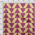 thumbnail image 2 of oneOone Georgette Viscose Fabric Stripe|Diamond & Triangle Geometric Print Fabric By Yard 42 Inch Wide, 2 of 4