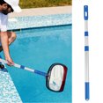 thumbnail image 2 of Binwennn Swimming Pool Mesh Net Telescopic Extension Pole 35 Inches Pool Cleaner Tool Three Telescopic Rod For Swimming Pool Sewage Suction Rod Pool,244 X 66 Cm Pools for Kids for Pools above Ground, 2 of 4