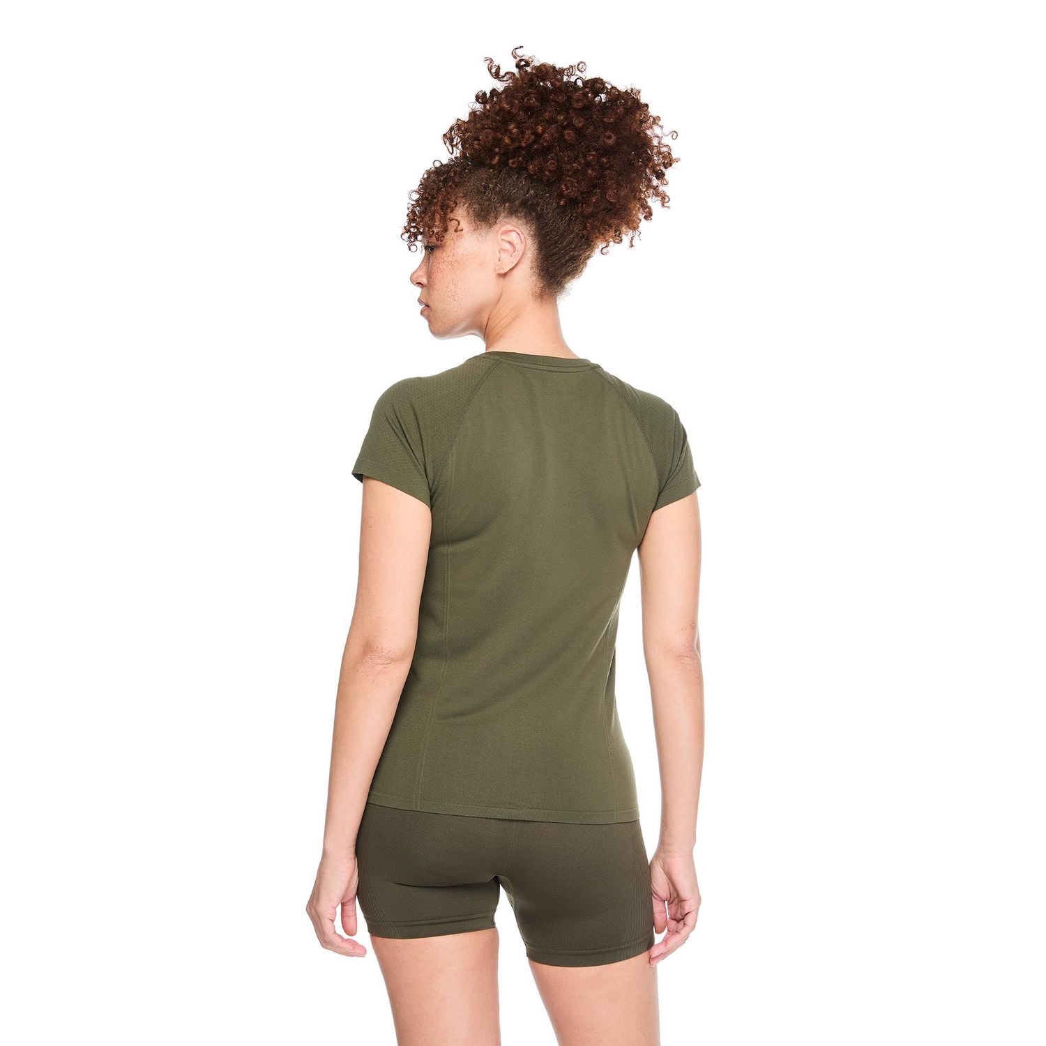 T-shirt à manches courtes sans coutures Athletic Works pour femmes