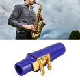 thumbnail image 1 of Alto Sax Mouthpiece Kit, Gold Alto Sax Ligature Plastic Cover Cap 2.5 Strength Reeds for Alto Saxophone Instrument Replacement Supply, 1 of 7