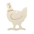 thumbnail image 3 of XZNGL Travel Bag 10Pcs Wood Rabbit Hanging Ornaments With Twines for Easter Party Decoration, 3 of 7