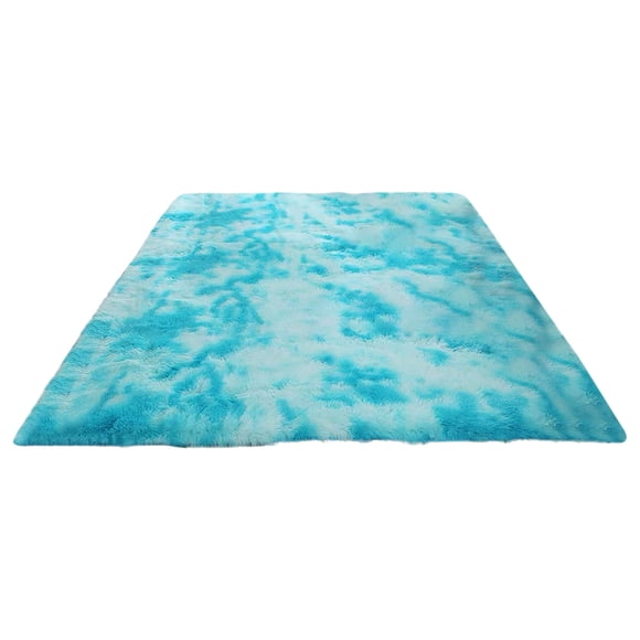 Feltree Contemporary Synthetic Microfiber Rug, Super Soft Low-Pile Area Carpet for Living Room & Bedside, Non-Slip Washable Floor Mat