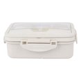 thumbnail image 1 of Amzcrzy Lunch Box forWomen Double-Layer Bento Box Japanese-Style Microwave Lunch Box Office Worker Reducing Meal Divided Lunch Box Lunch Basket Meal Prep Containers Lunch Box Bento Box, 1 of 2
