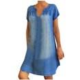 thumbnail image 2 of Gspmoly Robe d'Été, Mode Femme Aguichant Vintage à Col en V à Manches Courtes Robes de Soirée Robes de Cocktail pour Femmes Offres Prime, 2 of 9