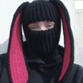 thumbnail image 2 of Fgnfyis Rabbit Ear Hat Autumn and Winter Neck Knitted Hat Bomber Hats Hot Pink, 2 of 6