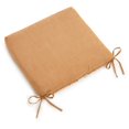 thumbnail image 1 of 20-inch by 19-inch Solid Microsuede Chair Cushion, 1 of 4