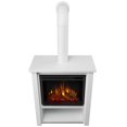 thumbnail image 3 of Real Flame Foyer Électrique Hollis en Acier Inoxydable, Blanc Mat, 3 of 12