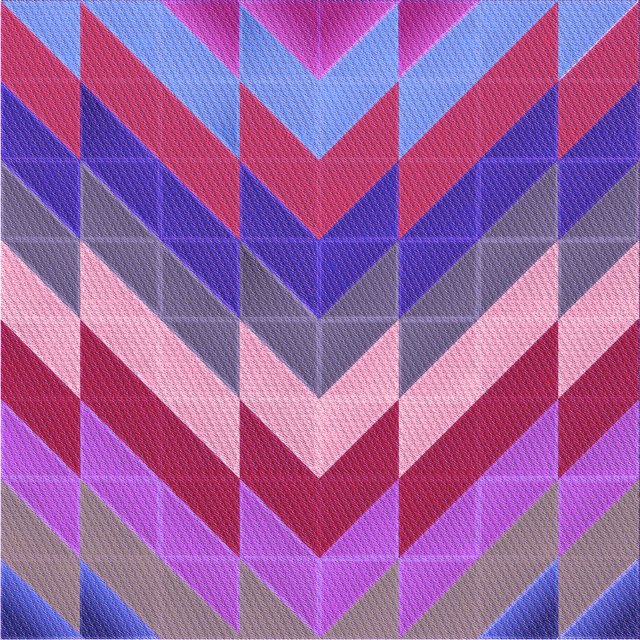 Ahgly Company Tapis d'Intérieur Lavable en Machine Carré Transitionnel Moyen Violet Rouge Rose, 7 Pieds Carré