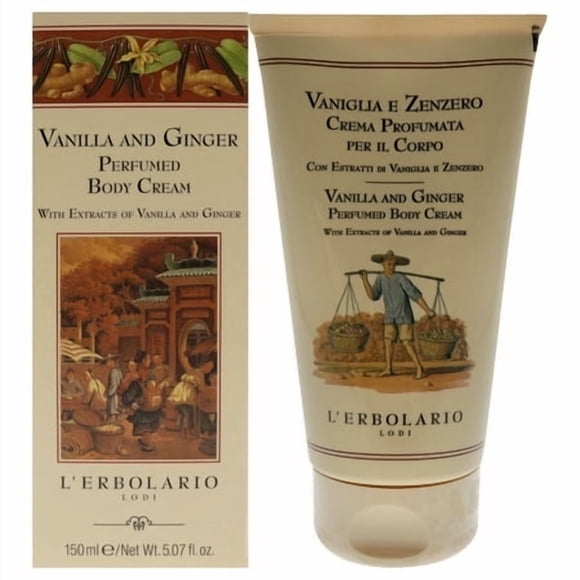 Perfumed Body Cream - Vanilla And Ginger By Lerbolario For Unisex - 5.07 Oz Body Cream