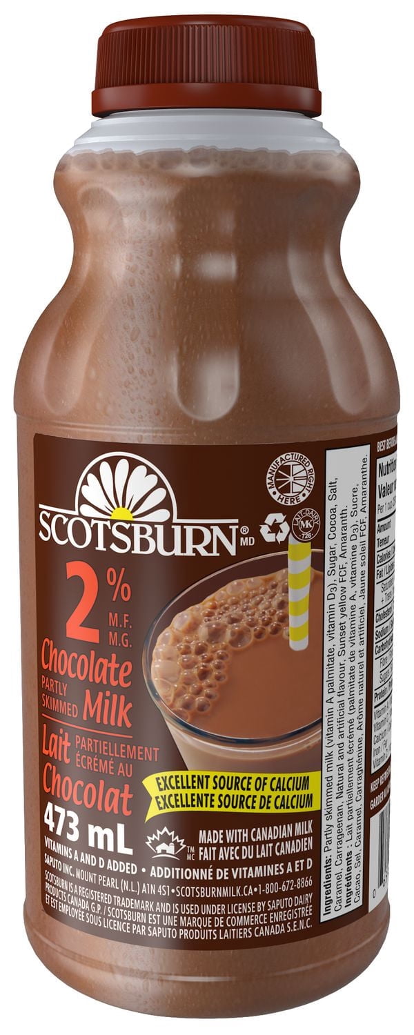 Scotsburn 2% Chocolate Partly Skimmed Milk