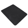 thumbnail image 3 of Cat Litter Box Mat, Less Waste Double Layer Scatter Control EVA Cat Litter Mat  For Cat Litter Box Black,Grey, 3 of 8