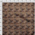 thumbnail image 4 of oneOone Tissu en Polyester Spandex Brun Fauve Tissu de Robe Patchwork Tissu Imprimé au Mètre 56 Pouces de Large, 4 of 5
