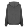 thumbnail image 4 of IROINID Rabais Hauts à Manches Longues pour Femmes Col Rond à Capuche Détente Imprimé Chandail Blouse Chandail en Molleton Hauts Chemises Hauts, Gris Foncé, 4 of 6