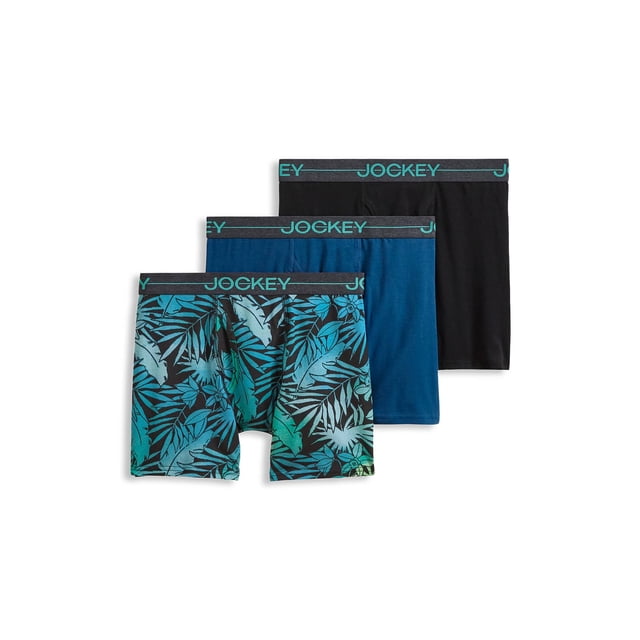 Jockey Boxeur-Brief Extensible en Coton pour Garçons - Lot de 3