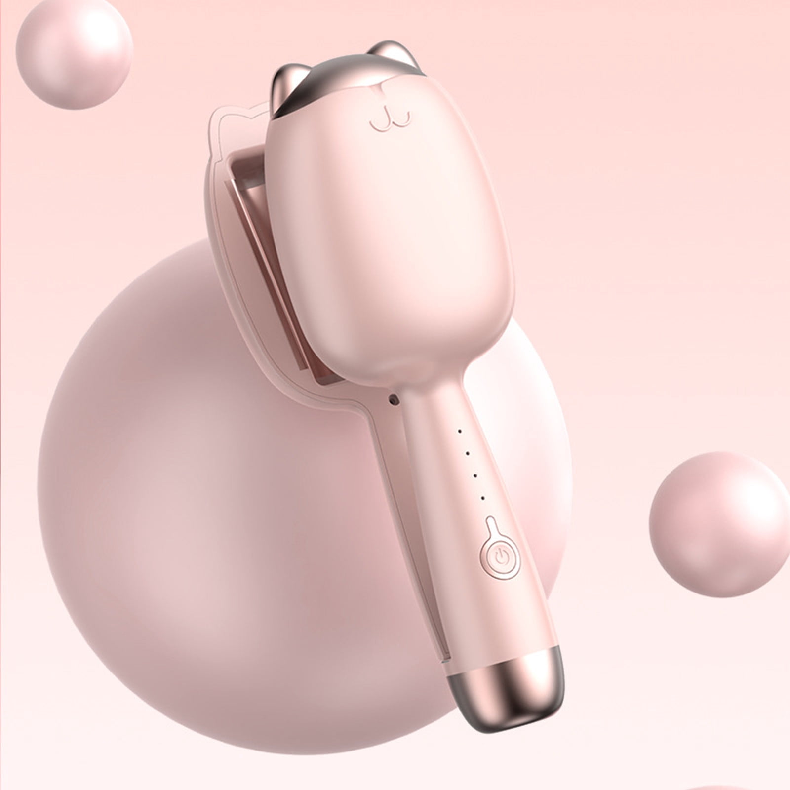 Clearance! Natural Curls, Hair Curler, Curling Wand,Negative Hair Straightener Without Damaging Hair Curls,Fast Heating Crimper Wand Curler In All Hair Type Warehouse.Deals Deals of Today #41