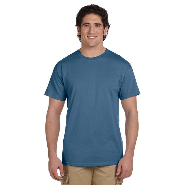 Gildan Men's Ultra Cotton Tee Extended Sizes, Indigo Blue, XX-Large