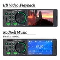 thumbnail image 4 of Car Radio Audio 1 din 4.1" Touch Screen Bluetooth Stereo Mp3/Mp5 Player FM Receiver With Colorful Lights Remote Control ,Easy to Install, 4 of 6