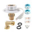 thumbnail image 2 of jinwen RV City Water Fill Inlet Adapter RV Water Hose Connector for Motorhomes White, 2 of 9