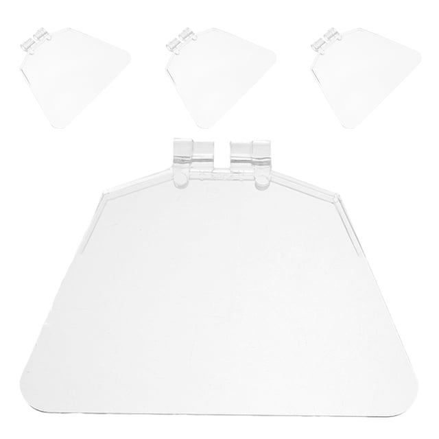 KAKOWELY grinder guard 4pcs Clear Plastic Bench Grinder Eye Shield Universal Guard For Power Tools Splash Shield For Effective Grinder Debris Protection5.12"X4.33"X0.04"