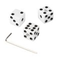 thumbnail image 4 of Guitar Volume Control Knobs, Wear  Dice Shape Volume Tone Knobs 3PCS With 1 Wrench For Electric Guitar Black,Red,White, 4 of 8