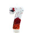 thumbnail image 1 of Goleeg Number 7 Butterfly Birthday Candles, Number Cake Candles Decorated with Red Roses, for Birthdays, Anniversaries and Wedding Celebrations, 1 of 6
