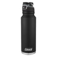 thumbnail image 4 of Coleman FreeFlow AUTOSEAL Stainless Steel Water Bottle, 40 oz (1.18 L), Black, 4 of 5