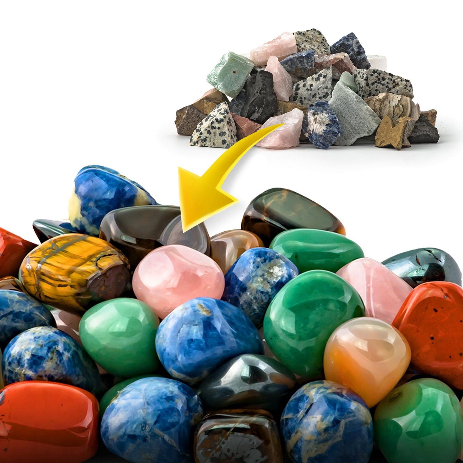 National Geographic Rock Tumbler Starter Kit for Kids, STEM Series, Unisex Ages 8 and up