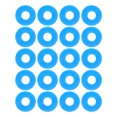 thumbnail image 4 of Shisuyan 20pcs Anti Vibration Pads for Air Conditioning Central AC Pads Rubber Isolator Pads for Air Conditioner Shock Pad Machine Mounting Pads Washer Mat Protector Sky-blue, 4 of 8