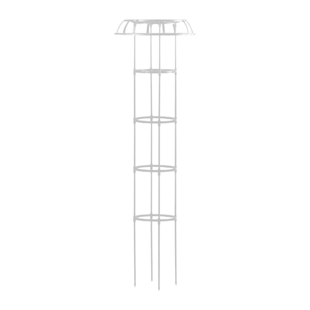 Tiezhimi Cap Design Plant Rack 25.4 cm Plastic Lattice Support Cage For Climbing Vines