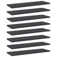 thumbnail image 1 of vidaXL Bookshelf Boards 8 pcs Grey 60x20x1.5 cm Engineered Wood, 1 of 4