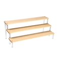 thumbnail image 3 of Clear Acrylic Display Riser Shelf Storage Organizer Jewellery Display 3 Tiers, 3 of 7