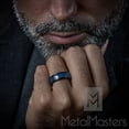 thumbnail image 3 of Men's Genuine Rose Wood Tungsten Ring Band Wedding Engagement Inlay 8MM, 3 of 7
