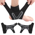 thumbnail image 4 of Ankle Brace, 2 Pack Sport Breathable Ankle Brace For Sprained Ankle, Ankle Support Brace With Adjustable Wrap For Men And Women, Perfect For Running, Basketball, Injury Recovery, 4 of 8