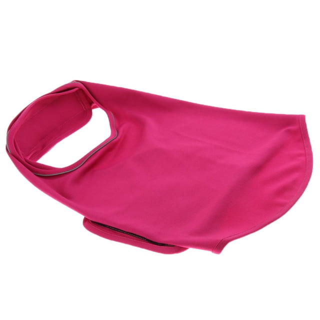DOLITY Dog Calming Wrap Coat Vest for Vet Visiting Training Rose Red M