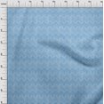 thumbnail image 4 of oneOone Cotton Flex Light Blue Fabric African Sewing Craft Projects Fabric Prints By Yard 40 Inch Wide, 4 of 4